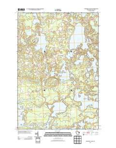 Papoose Lake 2013 topographic map thumbnail