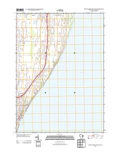 Port Washington East 2013 topographic map thumbnail