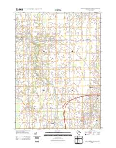 Port Washington West 2013 topographic map thumbnail