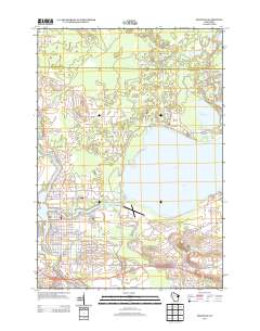 Shawano 2013 topographic map thumbnail