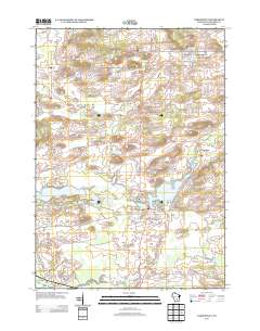 Pardeeville 2013 topographic map thumbnail
