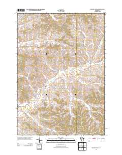 Pigeon Falls 2013 topographic map thumbnail