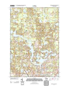 Rhinelander 2013 topographic map thumbnail