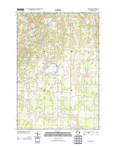 Rib Lake 2013 topographic map thumbnail