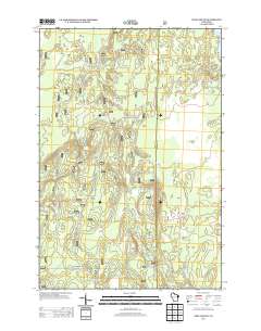 Pike Lake SE 2013 topographic map thumbnail