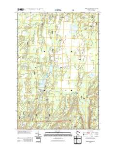 Pike Lake SW 2013 topographic map thumbnail