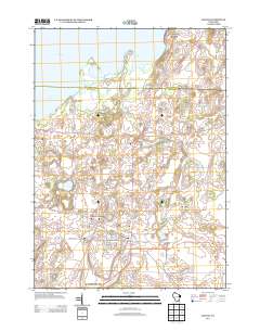 Milton 2013 topographic map thumbnail
