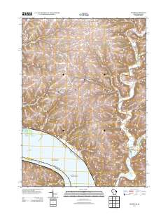 Potosi 2013 topographic map thumbnail