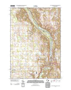 Saint Croix Dalles 2013 topographic map thumbnail