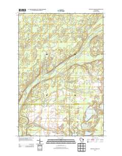 Scovils Lake 2013 topographic map thumbnail