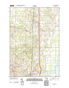 Suamico 2013 topographic map thumbnail