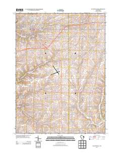Platteville 2013 topographic map thumbnail