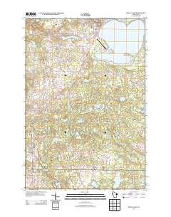 Shell Lake 2013 topographic map thumbnail