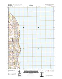 South Milwaukee 2013 topographic map thumbnail
