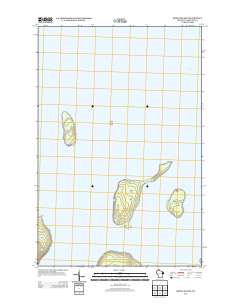 Rocky Island 2013 topographic map thumbnail