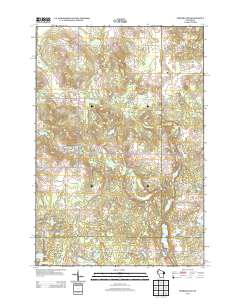 Timberland 2013 topographic map thumbnail