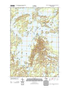 Turtle-Flambeau Flowage 2013 topographic map thumbnail
