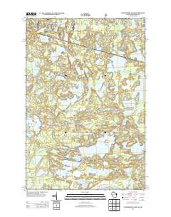 Tenderfoot Lake 2013 topographic map thumbnail