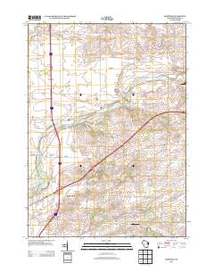 Shopiere 2013 topographic map thumbnail