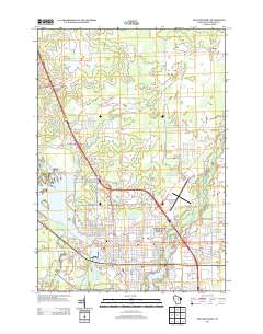 Stevens Point 2013 topographic map thumbnail