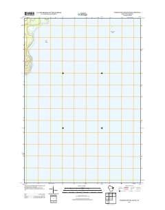 Washington Island SE 2013 topographic map thumbnail