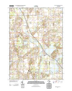 Silver Lake 2013 topographic map thumbnail