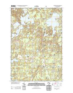 Spider Lake 2013 topographic map thumbnail