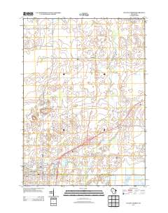 Waupun North 2013 topographic map thumbnail