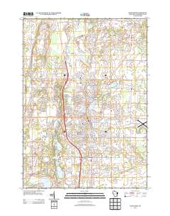 West Bend 2013 topographic map thumbnail