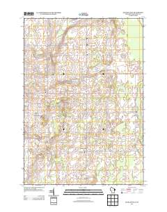 Stangelville 2013 topographic map thumbnail