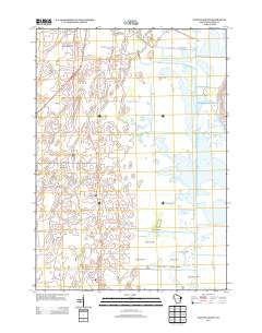 Waupun South 2013 topographic map thumbnail