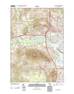 Wausau West 2013 topographic map thumbnail