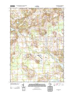 Wautoma 2013 topographic map thumbnail