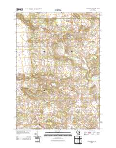Wautoma NE 2013 topographic map thumbnail