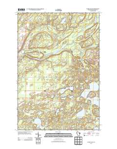 Webb Lake 2013 topographic map thumbnail