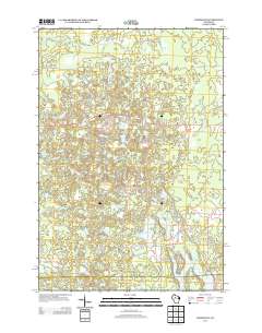 Timms Hill 2013 topographic map thumbnail