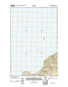 Mawikwe Bay 2013 topographic map thumbnail