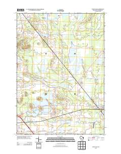 Wyeville 2013 topographic map thumbnail