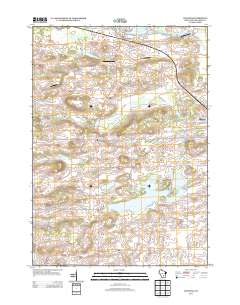 Wyocena 2013 topographic map thumbnail