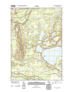 Yellow Lake 2013 topographic map thumbnail