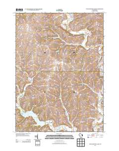 Yellowstone Lake 2013 topographic map thumbnail