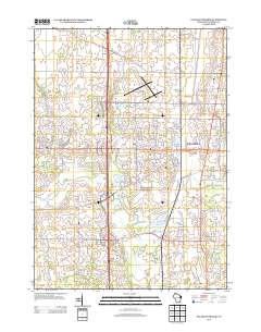 Pleasant Prairie 2013 topographic map thumbnail