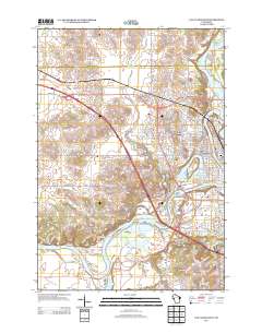 Eau Claire West 2013 topographic map thumbnail