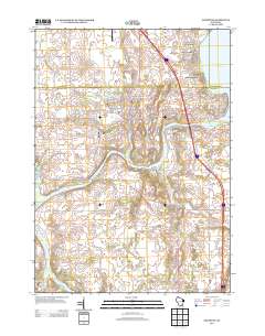 Edgerton 2013 topographic map thumbnail