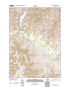 Reedsburg West 2013 topographic map thumbnail