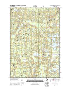 Reservoir Pond 2013 topographic map thumbnail