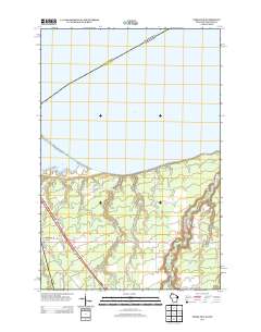 Parkland 2013 topographic map thumbnail