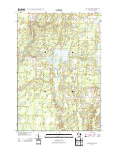 Lac Sault Dore 2013 topographic map thumbnail