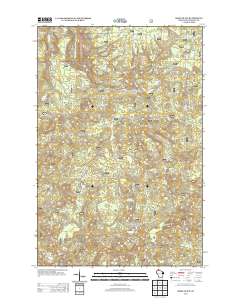 Moquah NW 2013 topographic map thumbnail