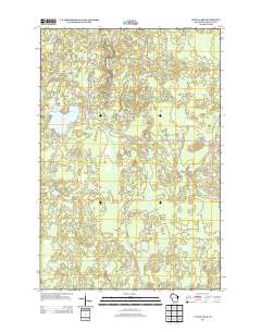Lyman Lake 2013 topographic map thumbnail